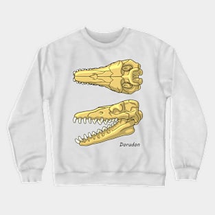 Dorudon Skull Illustration Crewneck Sweatshirt